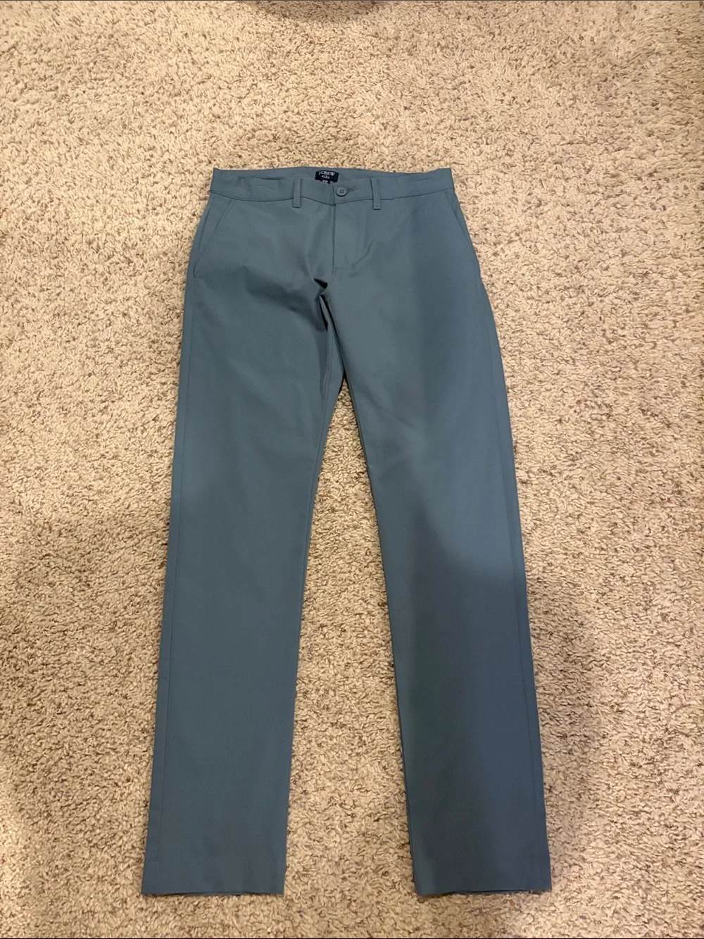 Men's Teal Dress Pants - j crew Blue grey color